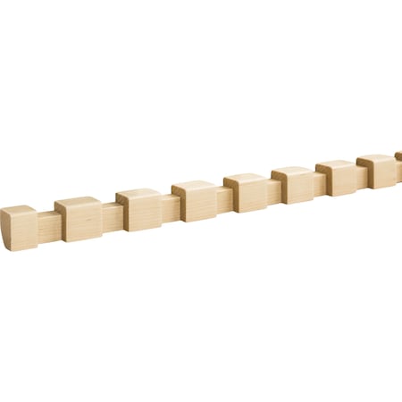 Hardware Resources Hard Maple, 96" L, 7/8" H, Unfinished DEN9HMP